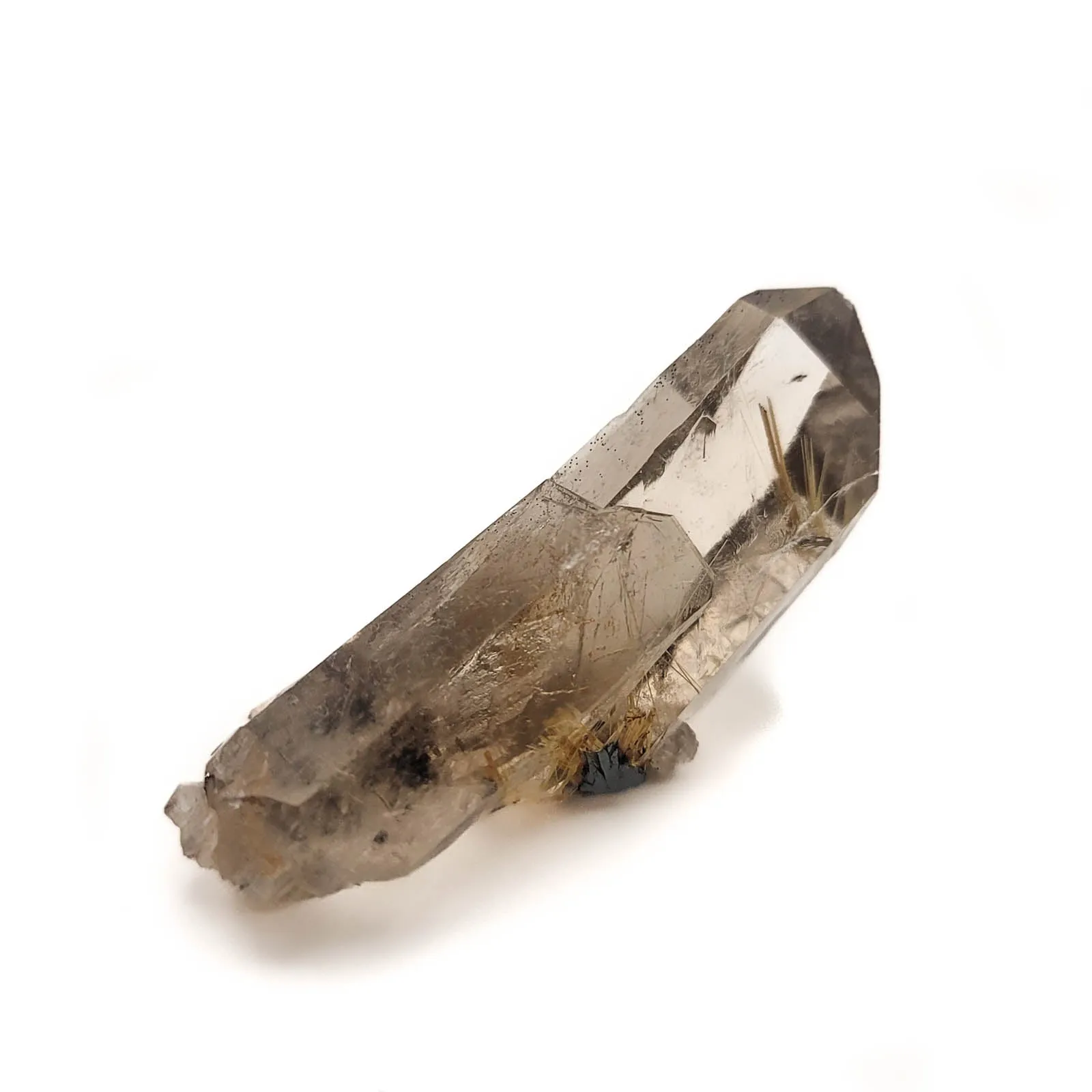 Super Clear Smoky Golden Rutilated Quartz Cluster- 2 1/2