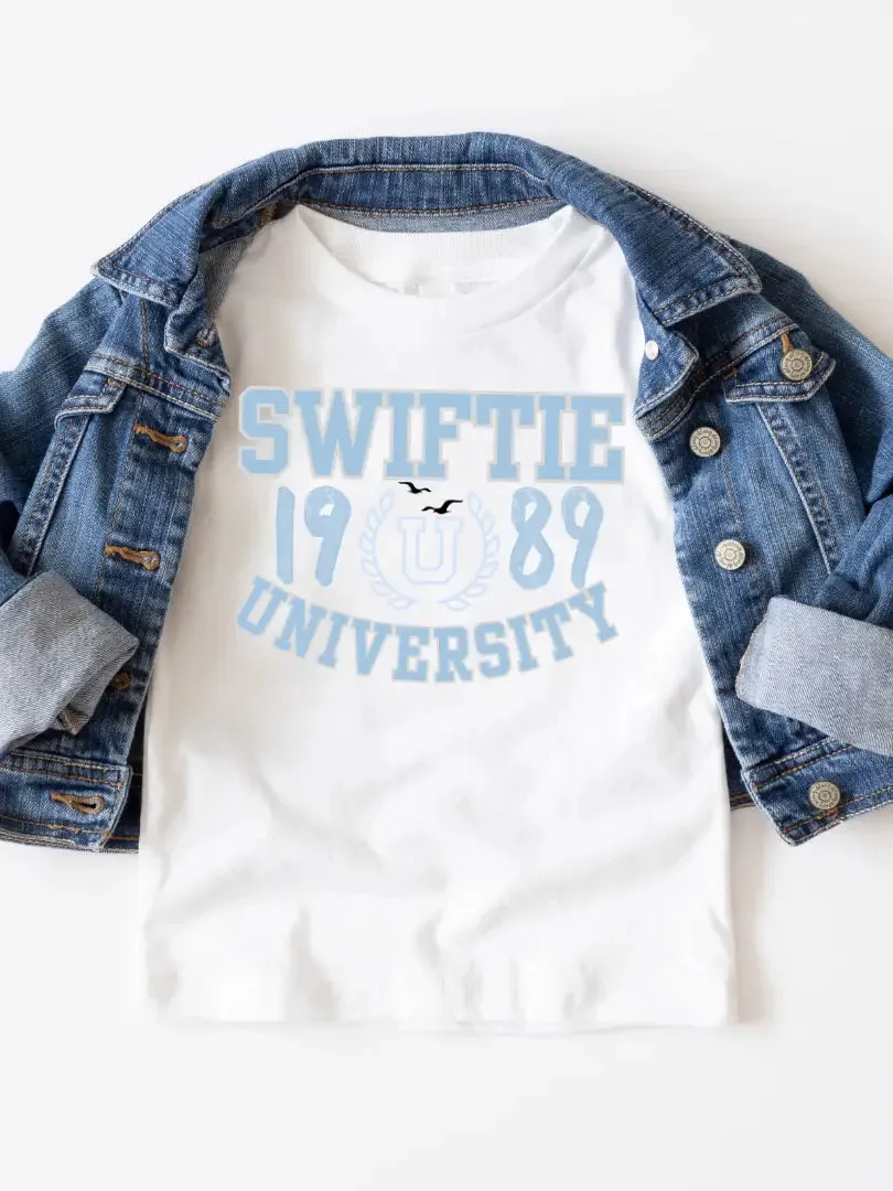 Swift 1989 University Crewneck Tee