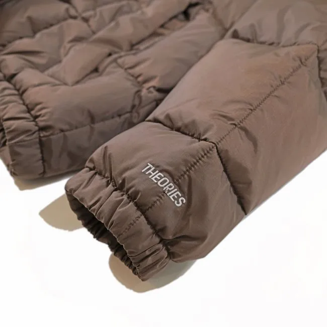 Theories Brick Puffer Jacket Chocolate