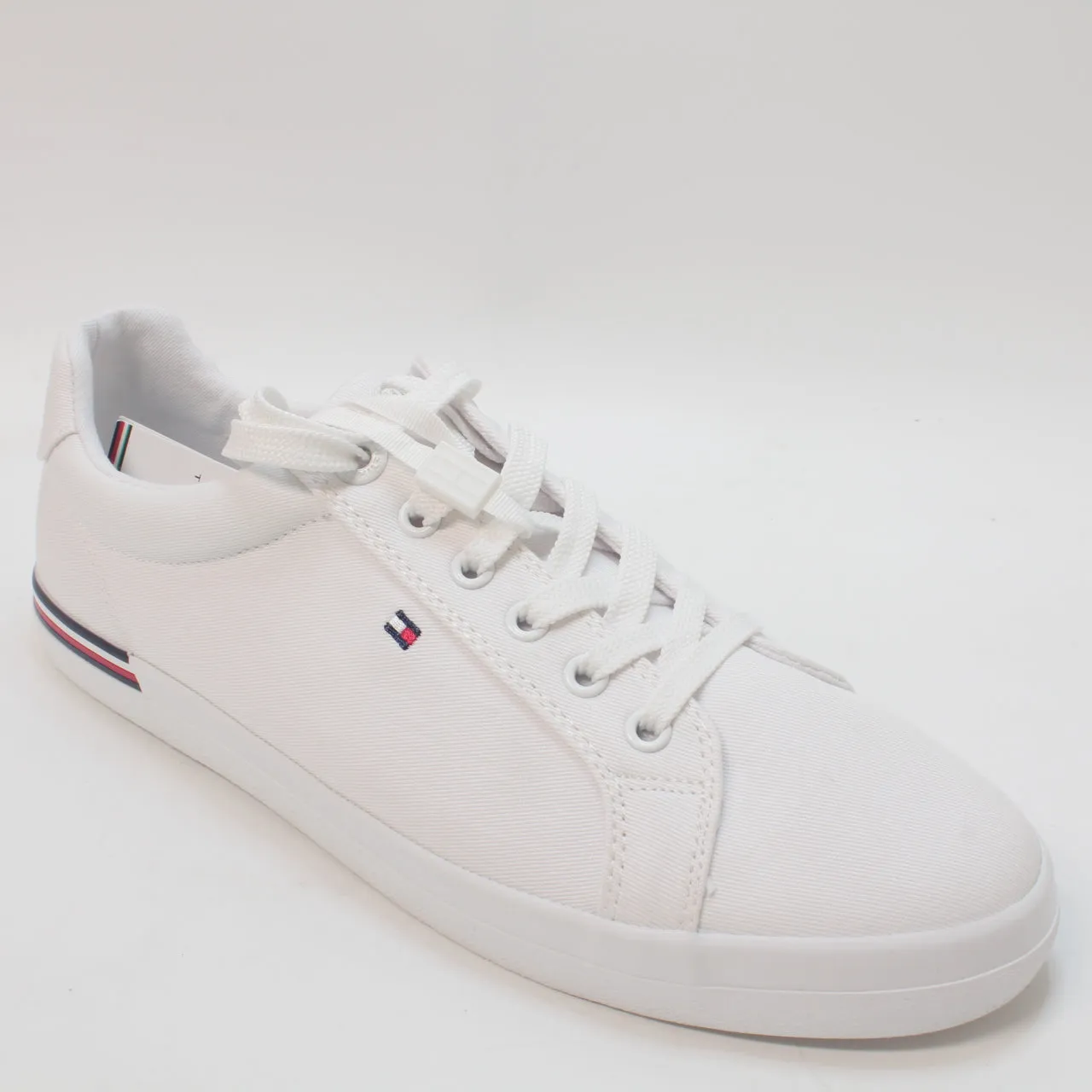 Tommy Hilfiger Essential Stripes Sneakers White Uk Size 6.5