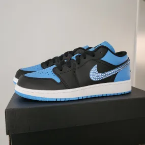 Warehouse SALE  Kids Grade School AJ1 (Black/Blue)