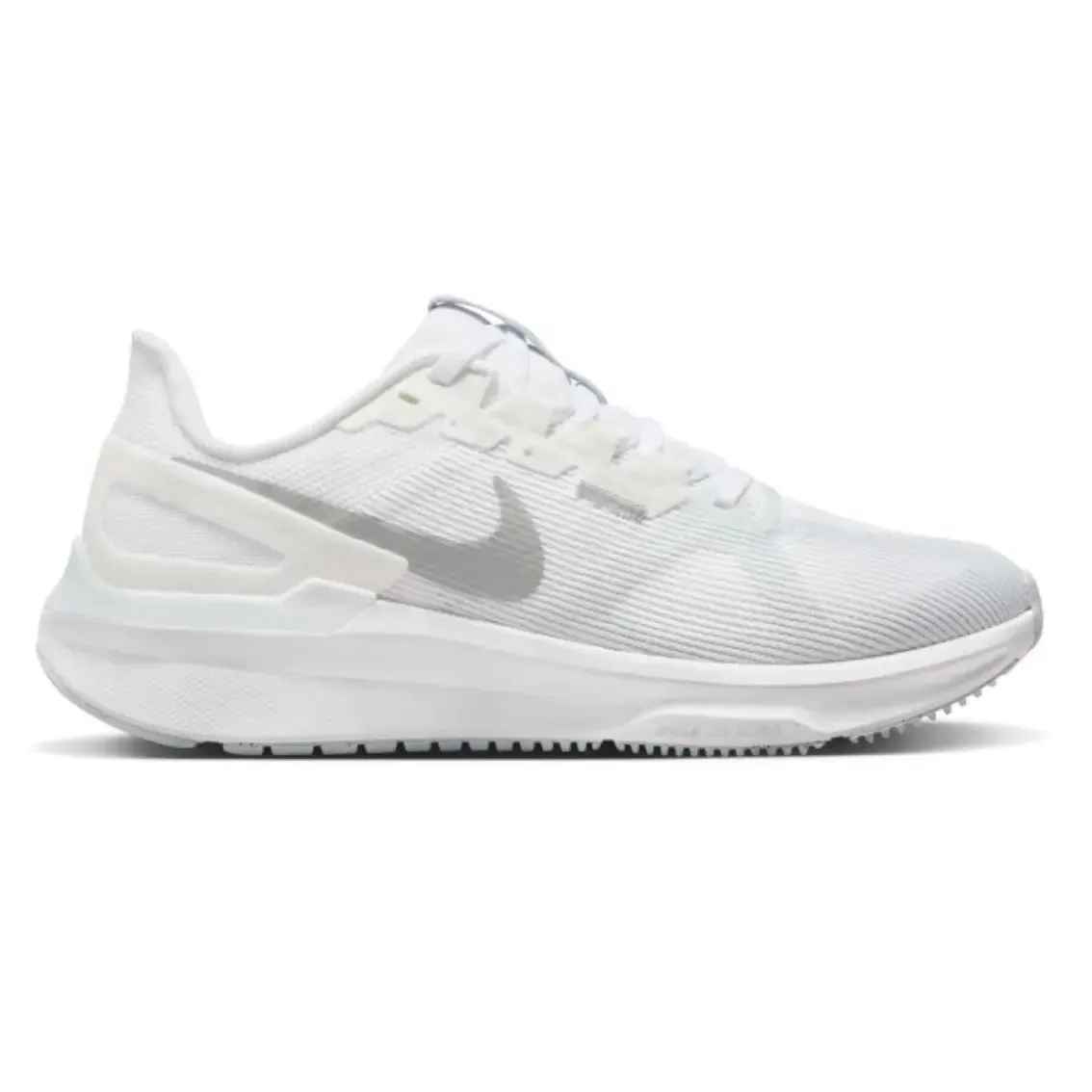 Womens Nike Air Zoom Structure 25 - White / Metallica Silver