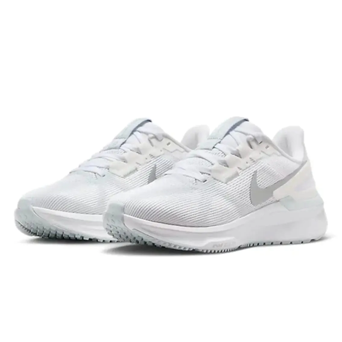 Womens Nike Air Zoom Structure 25 - White / Metallica Silver