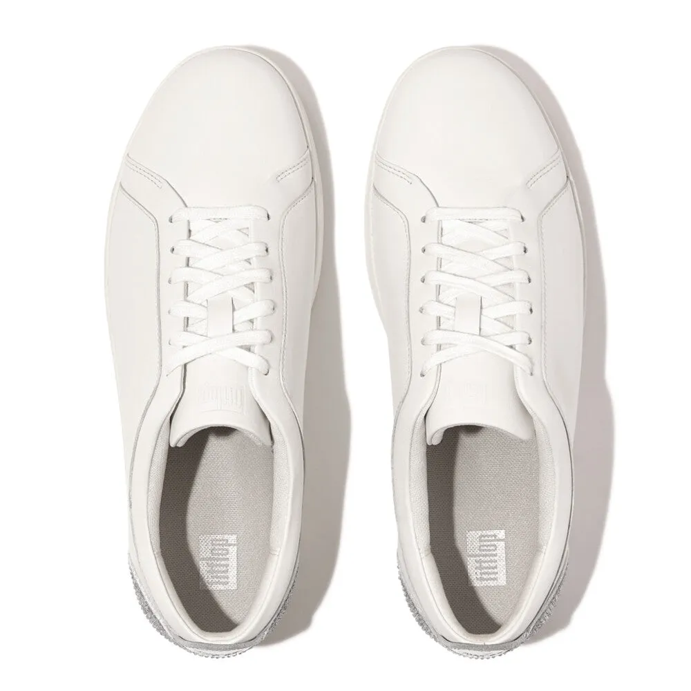 รองเท้าผ้าใบ ผู้หญิง รุ่น RALLY CRYSTAL-BACKTAB LEATHER TRAINERS